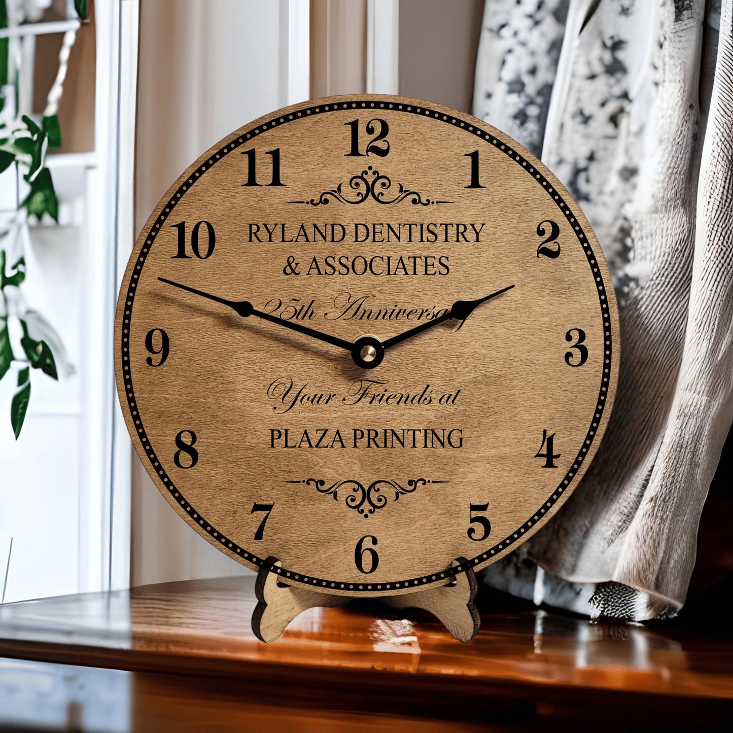 Business Anniversary Gift - Personalized Business Anniversary Clock - Gift For Business Owner From Friends - Personalized Recognition Gift