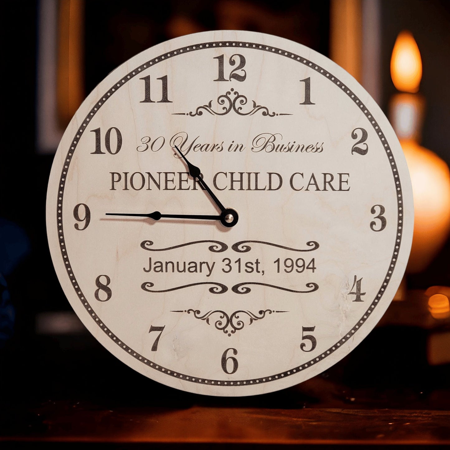 Personalized Business Anniversary Clock Custom Years In Business Gift Business Owner Milestone Corporate Gift Idea Business Recognition