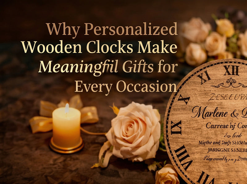 Why Personalized Wooden Clocks Make Meaningful Gifts for Every Occasion