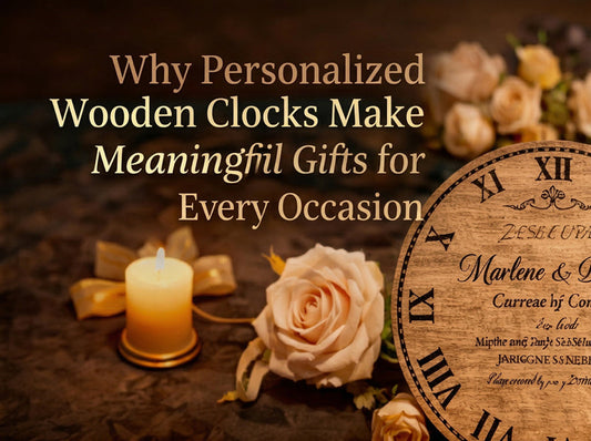 Why Personalized Wooden Clocks Make Meaningful Gifts for Every Occasion