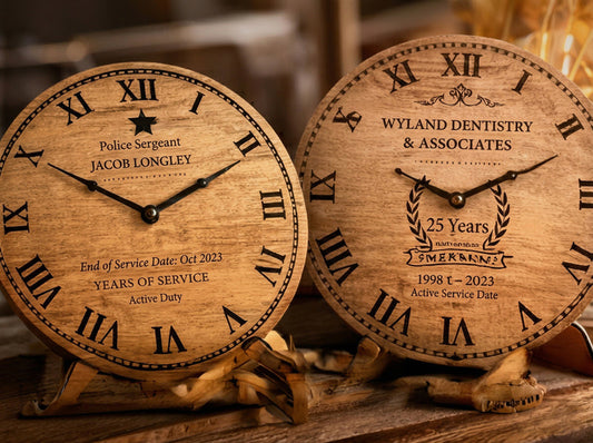 Top Reasons Personalized Clocks Are Popular for Retirement, Memorial, and Recognition Gifts