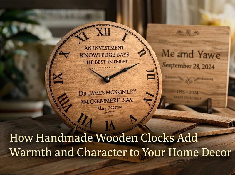 How Handmade Wooden Clocks Add Warmth and Character to Your Home Decor