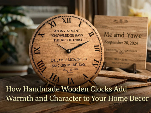 How Handmade Wooden Clocks Add Warmth and Character to Your Home Decor