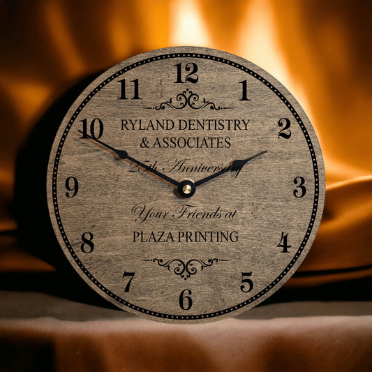 Business Anniversary Gift - Personalized Business Anniversary Clock - Gift For Business Owner From Friends - Personalized Recognition Gift